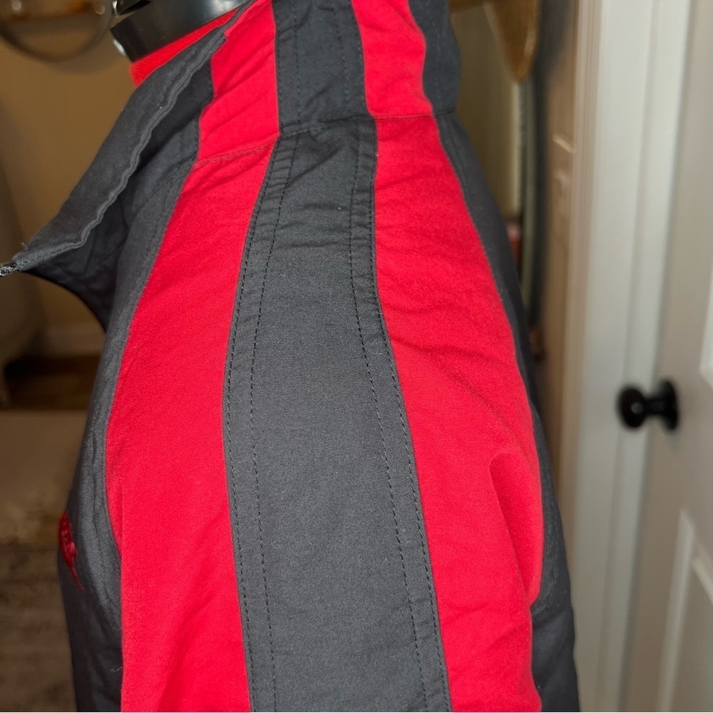 Nike Full Zip Long Sleeve Black & Red Lined Jacket Men's Large Y2K - Picture 3 of 9